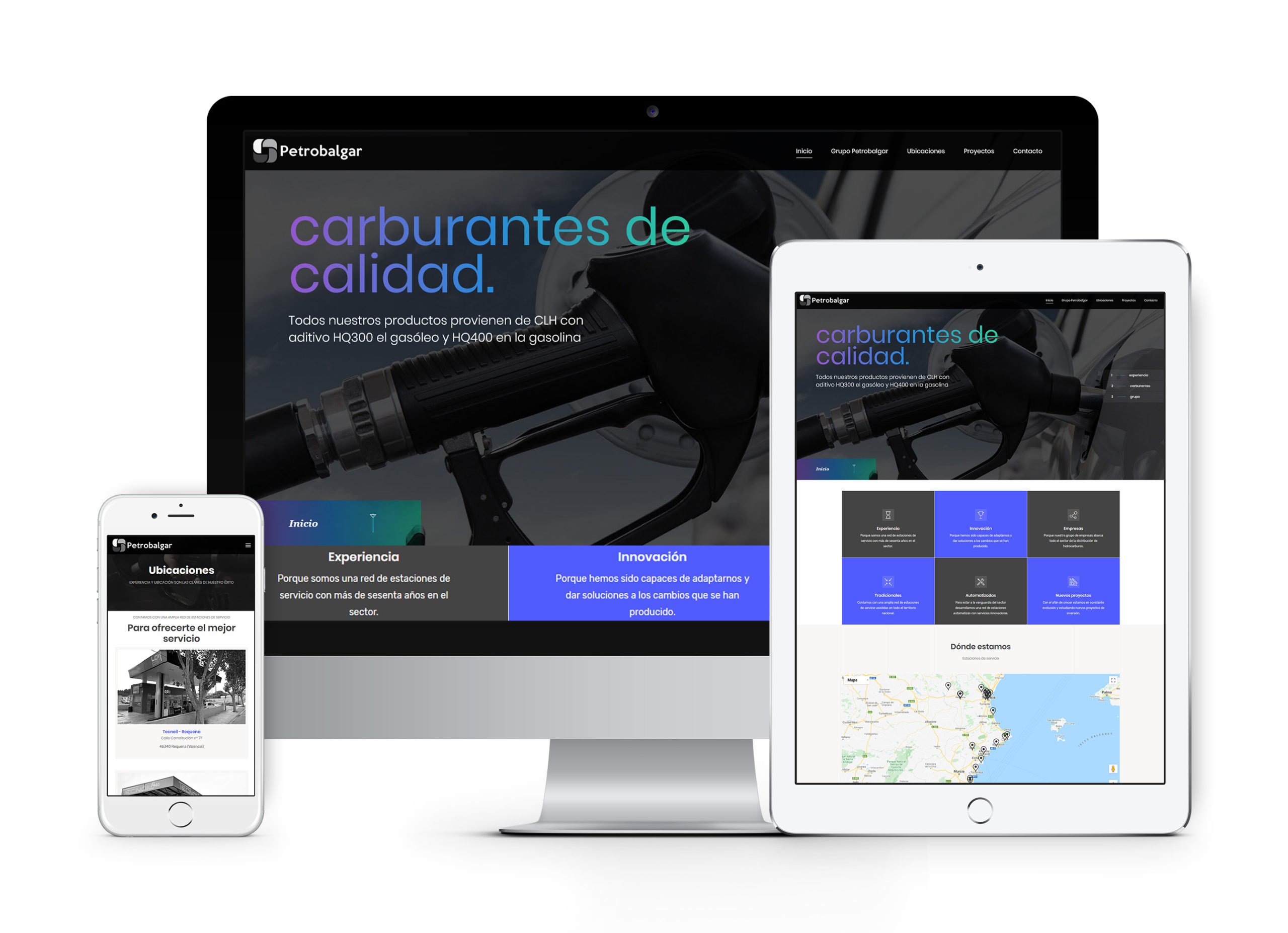Petrobalgar - Diseño y desarrollo web